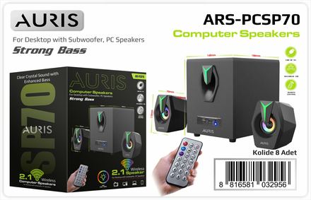 Auris PCSP70 PC Speaker 2+1 Wireless Hoparlör